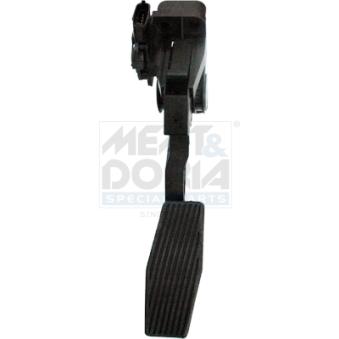 Jeu de pédales d'accélérateur MEAT & DORIA 83526 pour OPEL ASTRA 2.0 DI - 82cv