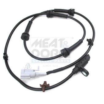 Capteur, vitesse de roue MEAT & DORIA 90780E pour RENAULT KOLEOS 2.5 4x4 - 171cv