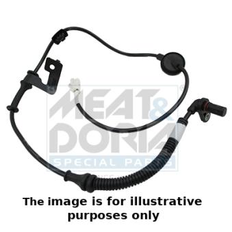 Capteur, vitesse de roue arrière gauche MEAT & DORIA OEM 956801R000
