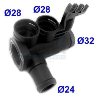 Bride de liquide de refroidissement MEAT & DORIA [93105]