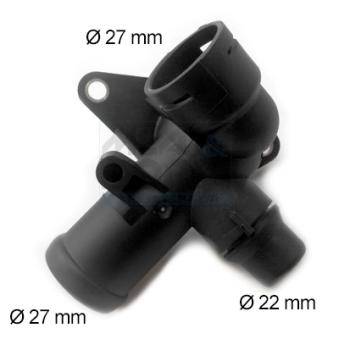 Bride de liquide de refroidissement MEAT & DORIA 93207 pour AUDI A4 1.8 T - 163cv