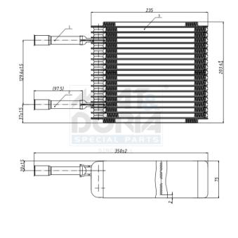 Évaporateur climatisation MEAT & DORIA [997001]