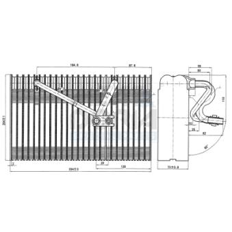 Évaporateur climatisation MEAT & DORIA [997017]