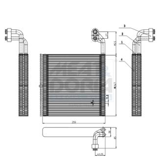 Évaporateur climatisation MEAT & DORIA [997088]