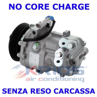 Compresseur, climatisation MEAT & DORIA OEM 13106850