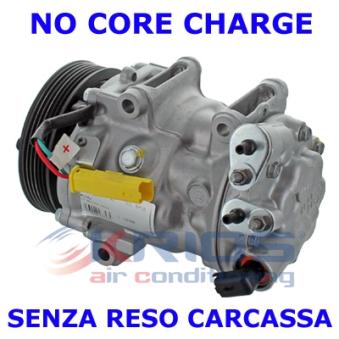 Compresseur, climatisation MEAT & DORIA OEM 9800840380