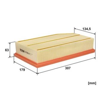 Filtre à air FILTRON [AP 093/8]