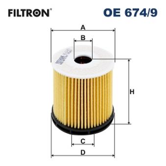 Filtre à huile FILTRON OEM 263502M000 Filtre à huile FILTRON OEM 263502M000