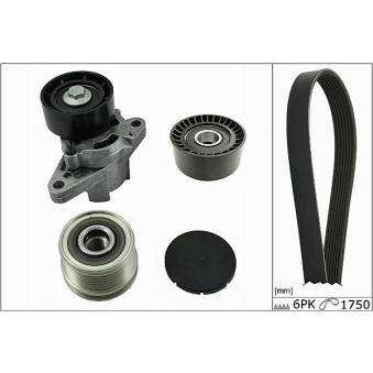 Jeu de courroies trapézoïdales à nervures HEPU [20-1769]