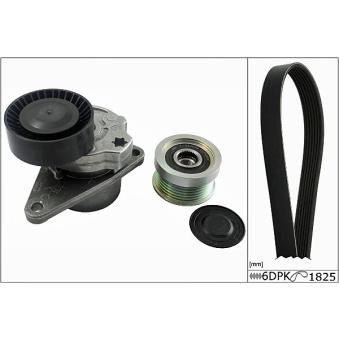 Jeu de courroies trapézoïdales à nervures HEPU [20-1851]