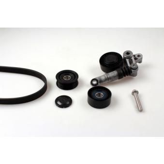 Jeu de courroies trapézoïdales à nervures HEPU 20-1874 pour AUDI A4 3.0 TDI quattro - 204cv