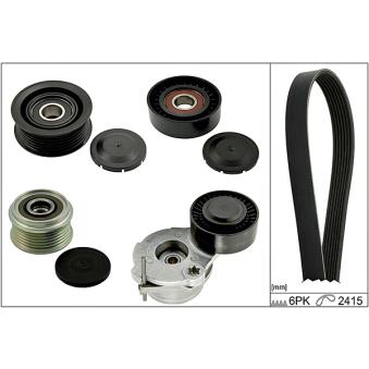 Jeu de courroies trapézoïdales à nervures HEPU 20-1888