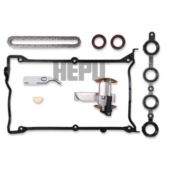 Kit de distribution par chaîne HEPU 21-0304 pour AUDI A6 1.8 - 116cv