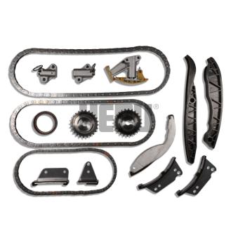Kit de distribution par chaîne HEPU 21-0412 pour HYUNDAI H-1 2.5 CRDi - 110cv