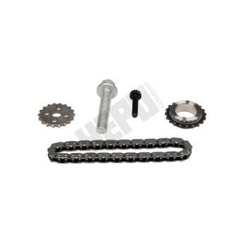 Kit de chaînes, commade de pompe à huile HEPU 21-0694 pour BMW Série 1 120 i - 177cv