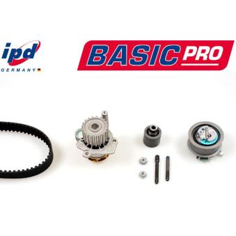 Pompe à eau + kit de courroie de distribution HEPU K62004 pour SKODA FABIA 1.9 TDI - 105cv