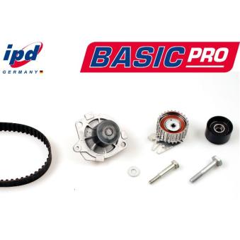 Pompe à eau + kit de courroie de distribution HEPU K62024 pour FIAT DOBLO 1.9 JTD - 100cv