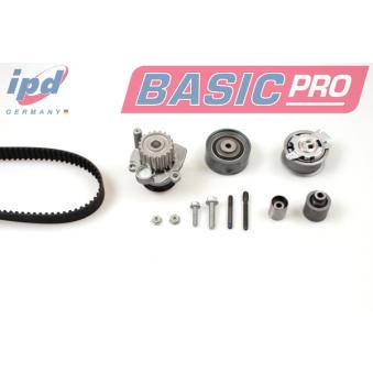 Pompe à eau + kit de courroie de distribution HEPU OEM MN980134