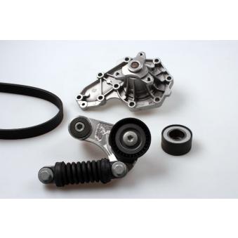 Pompe à eau+Jeu de courroie trapézoïdale à nervures HEPU OEM 30621264