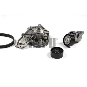 Pompe à eau+Jeu de courroie trapézoïdale à nervures HEPU OEM 7701463111 Pompe à eau+Jeu de courroie trapézoïdale à nervures HEPU OEM 7701463111