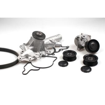 Pompe à eau+Jeu de courroie trapézoïdale à nervures HEPU OEM 6112000801