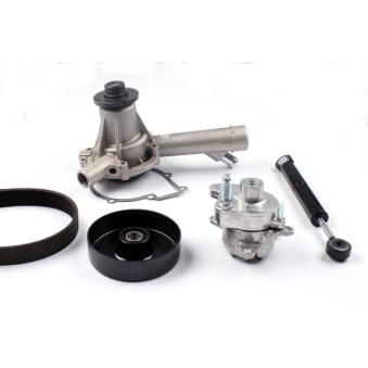 Pompe à eau+Jeu de courroie trapézoïdale à nervures HEPU OEM 1112000701 Pompe à eau+Jeu de courroie trapézoïdale à nervures HEPU OEM 1112000701