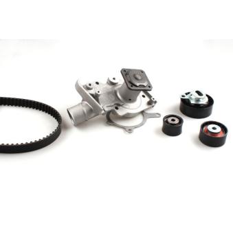 Pompe à eau + kit de courroie de distribution HEPU PK02160 pour FORD MONDEO 2.0 i - 131cv
