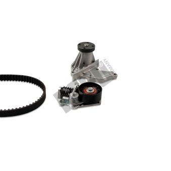 Pompe à eau + kit de courroie de distribution HEPU OEM 1256170