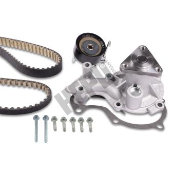Pompe à eau + kit de courroie de distribution HEPU OEM 1760659