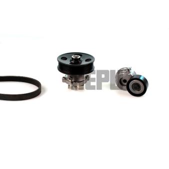 Pompe à eau+Jeu de courroie trapézoïdale à nervures HEPU PK03231