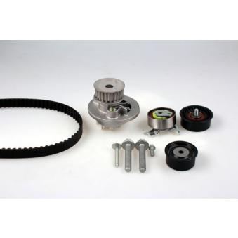 Pompe à eau + kit de courroie de distribution HEPU PK03240 pour CITROEN XM 1.6 CNG - 97cv