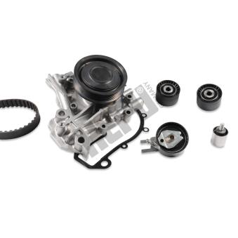 Pompe à eau + kit de courroie de distribution HEPU OEM 55485931