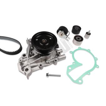 Pompe à eau + kit de courroie de distribution HEPU OEM 95527019