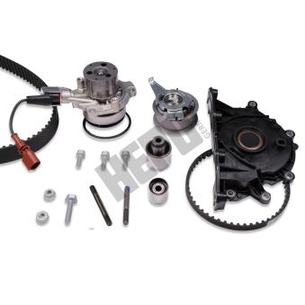 Pompe à eau + kit de courroie de distribution HEPU PK06691 pour RENAULT AVANTIME 2.0 TDI - 110cv