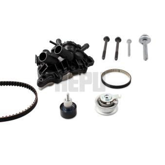 Pompe à eau + kit de courroie de distribution HEPU PK06870 pour RENAULT EXPRESS 1.6 - 110cv