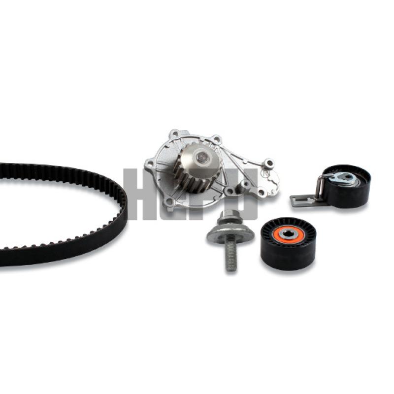 Pompe à eau + kit de courroie de distribution HEPU PK08032 - Visuel 1