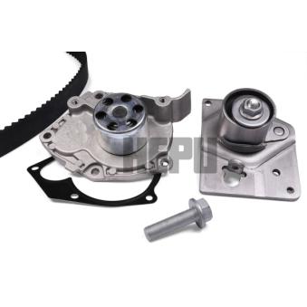 Pompe à eau + kit de courroie de distribution HEPU OEM 7701479043
