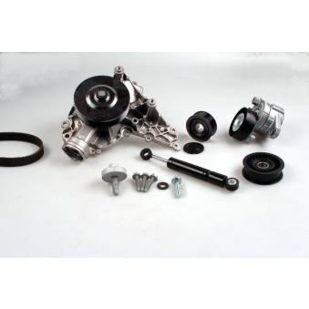 Pompe à eau+Jeu de courroie trapézoïdale à nervures HEPU PK15290 pour DODGE RAM 1500 E 280 - 231cv