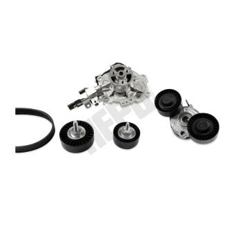 Pompe à eau+Jeu de courroie trapézoïdale à nervures HEPU [PK26820]