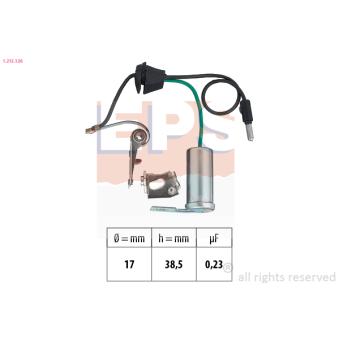 Jeu de contacts, distributeur d'allumage EPS [1.215.126]