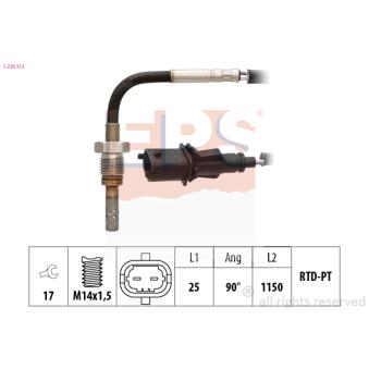 Capteur, température des gaz EPS [1.220.152]