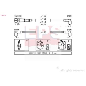 Kit de câbles d'allumage EPS [1.500.736]