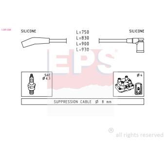 Kit de câbles d'allumage EPS [1.501.568]