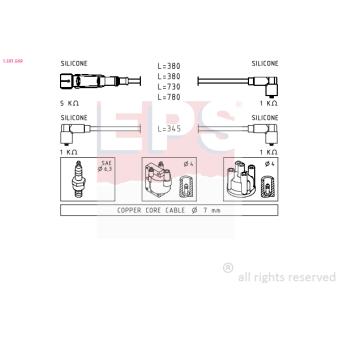Kit de câbles d'allumage EPS [1.501.569]
