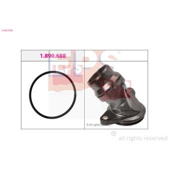 Bride de liquide de refroidissement EPS OEM 06H121121J