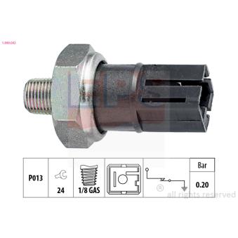 Indicateur de pression d'huile EPS 1.800.042 pour MINI MINI 2.5 D - 83cv