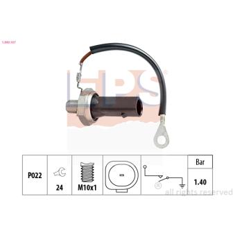 Indicateur de pression d'huile EPS 1.800.167 pour AUDI A6 2.4 - 177cv