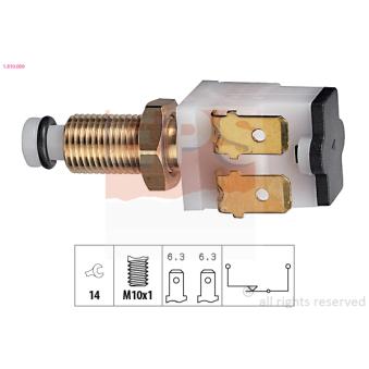 Interrupteur des feux de freins EPS [1.810.009]