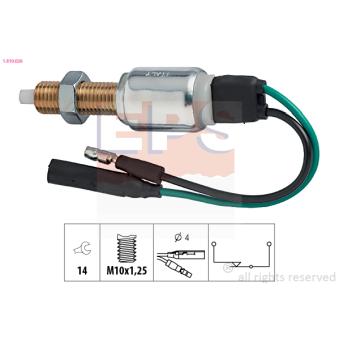 Interrupteur des feux de freins EPS OEM 1240553 Interrupteur des feux de freins EPS OEM 1240553