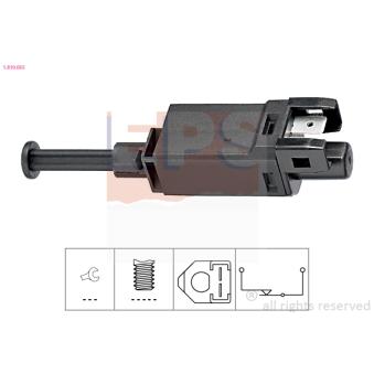 Interrupteur des feux de freins EPS 1.810.055 pour VOLKSWAGEN SCIROCCO 1.6 - 110cv